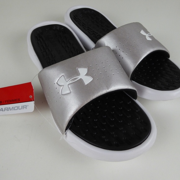 under armour playmaker slides womens